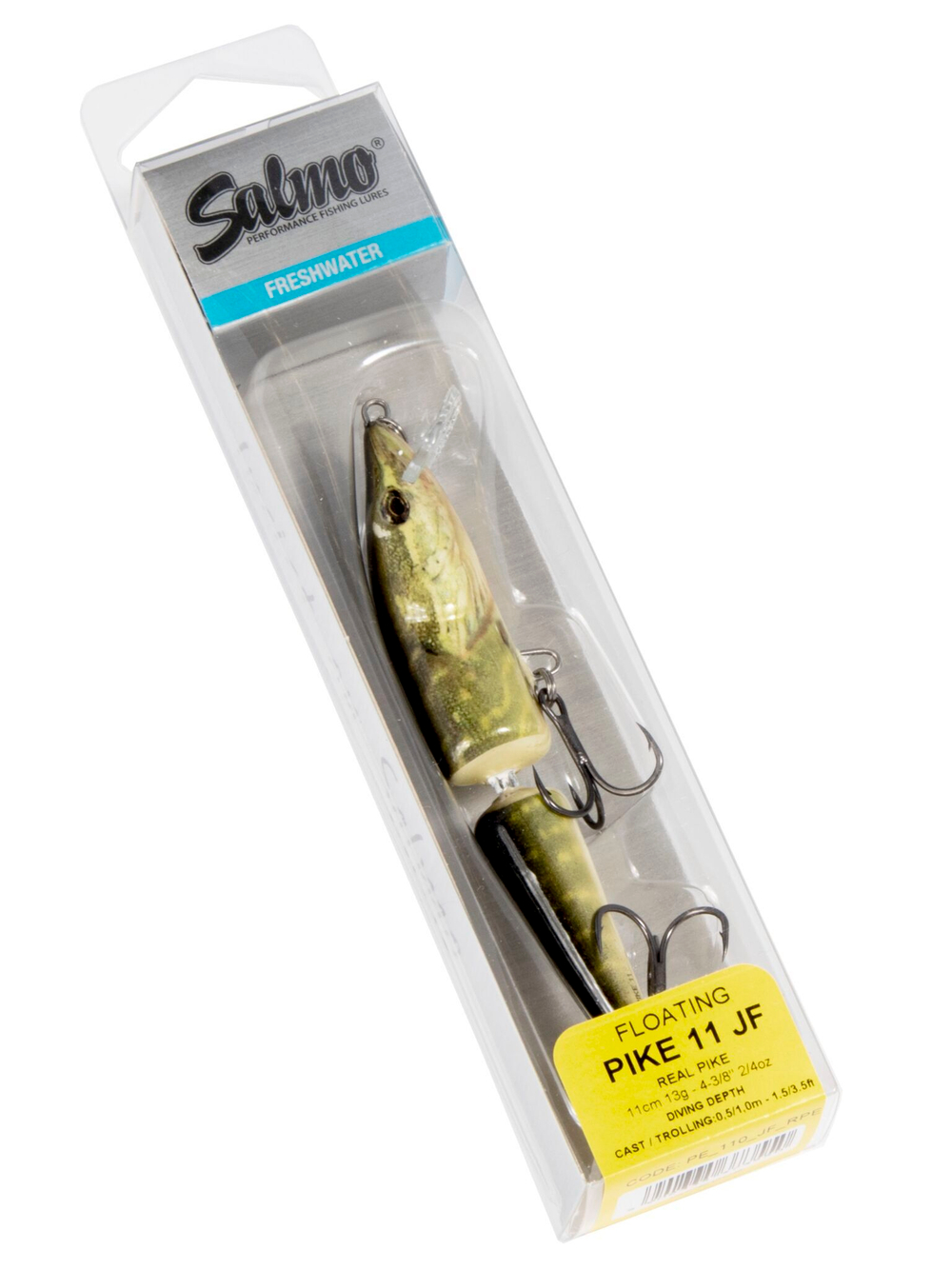 Воблер плавающий двухсост. Salmo PIKE JF 11/RPE