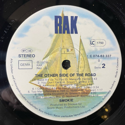 Винтажная виниловая пластинка LP Smokie Smokey Смоуки, The Other Side Of The Road (Германия 1979)