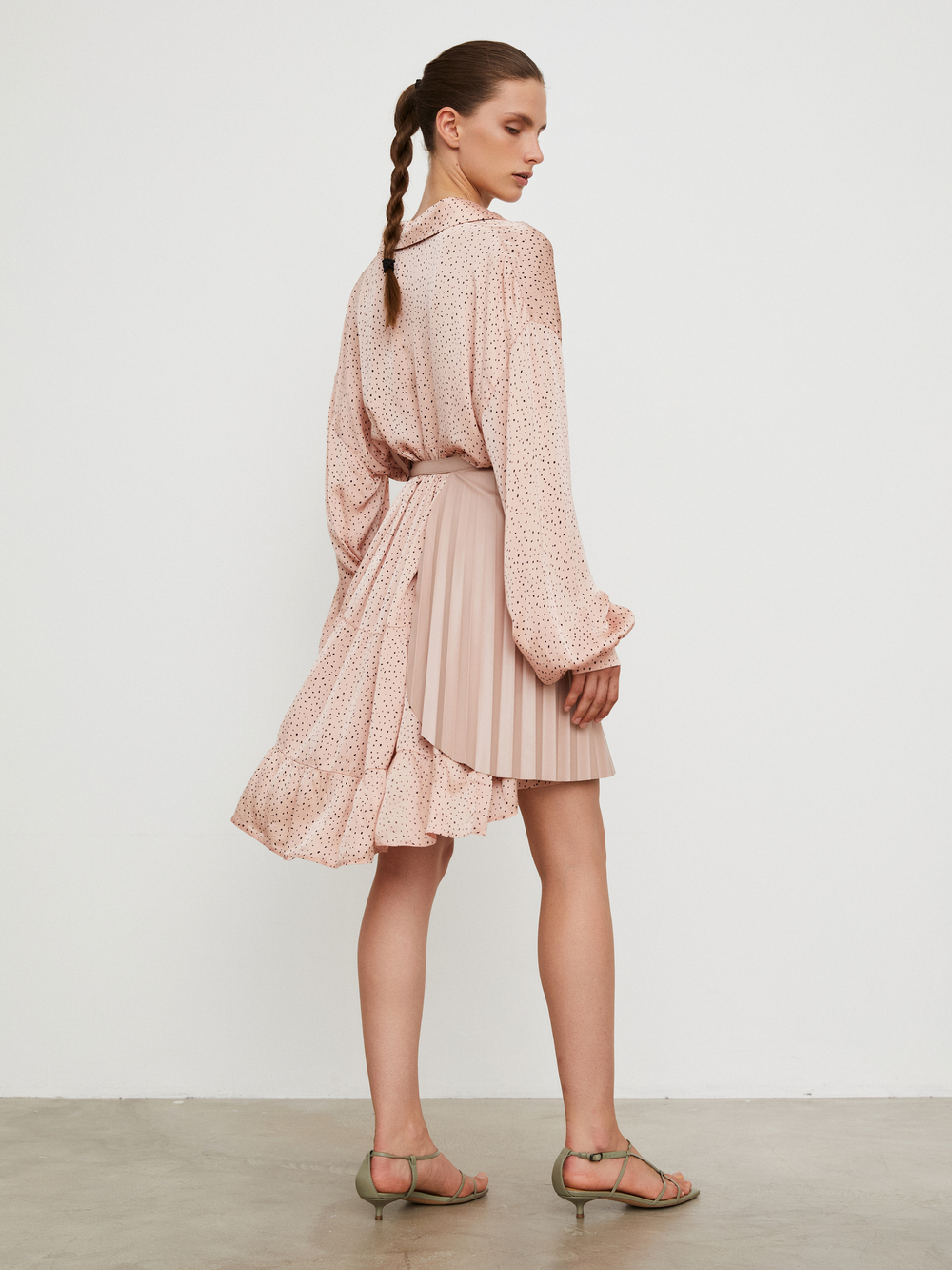 Баска Pleatst Pink