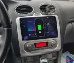 Магнитола для Ford Focus 2 2004-2011 (климат) - Kuberg OL-9201-A QLed+2K, Android 13, Быстрейшая, CarPlay, 4G SIM-слот
