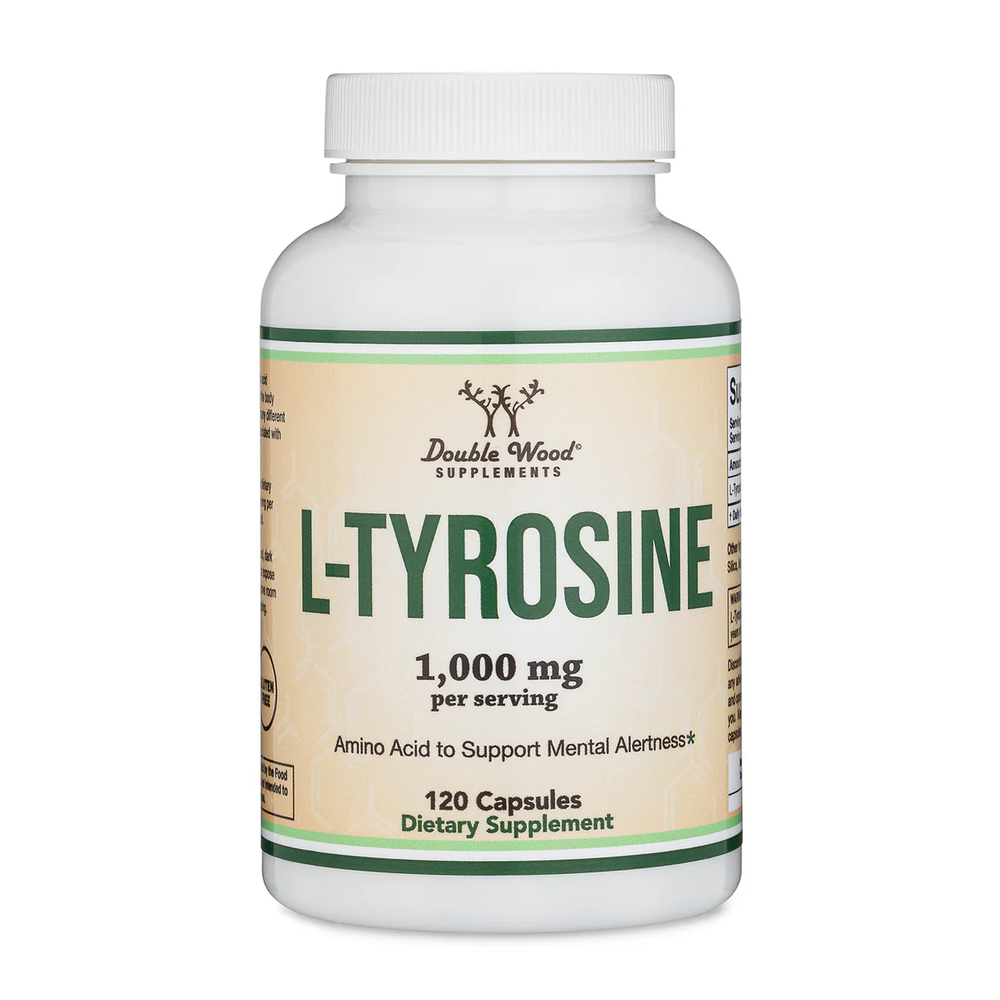 Double Wood Supplements - L-Tyrosine - 120 x 500 mg capsules