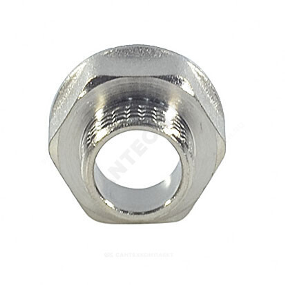 Переход латунь никель реборда Ду 20х15 (3/4"х1/2") ВР/НР SantechSystems