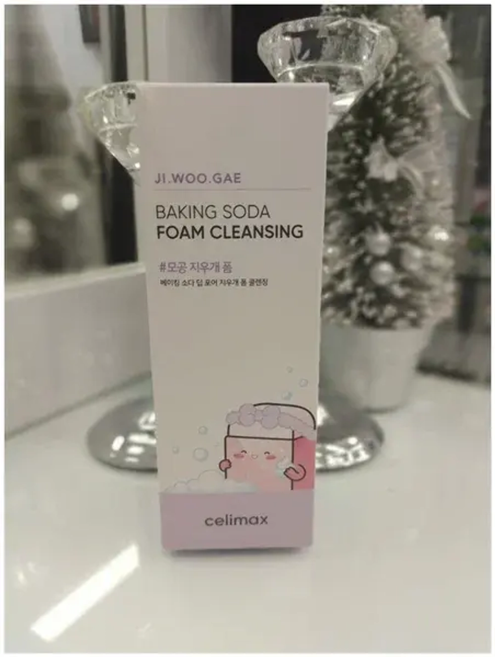 Celimax Пенка для глубокого очищения с содой - Jiwoogae baking soda deep pore foam cleansing,150мл