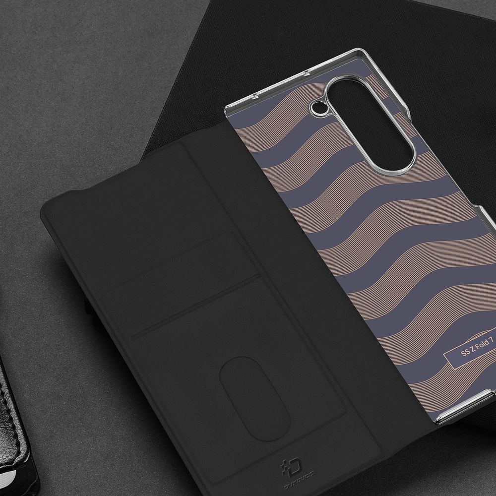 Чехол для Samsung Galaxy Fold 7, поддержка беспроводной зарядки, Dux Ducis серия Bril Series Case (Magnetic Version)