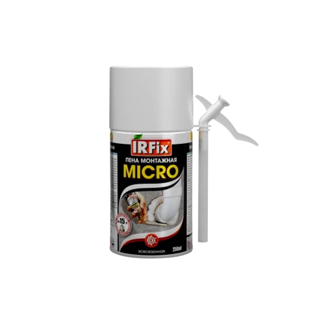IRFix Micro Пена монтажная бытовая 250мл всесезонная