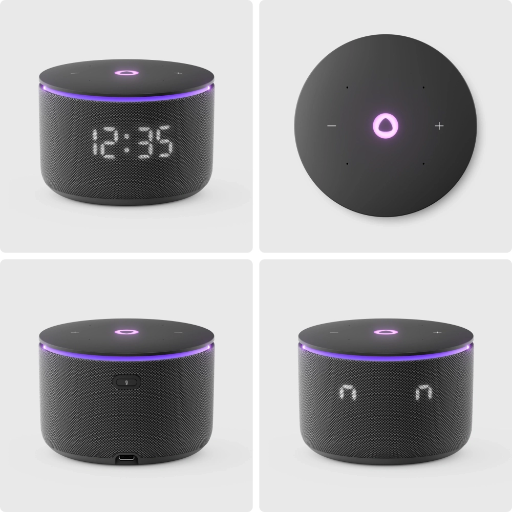 Умная колонка Yandex Станция Мини 3 Про Алиса черный 18W 1.0 BT/Wi-Fi (YNDX-00059BLK)