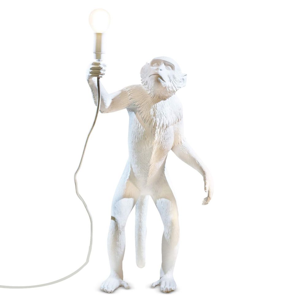 Напольный дизайнерский светильник  Monkey от Seletti (белый)