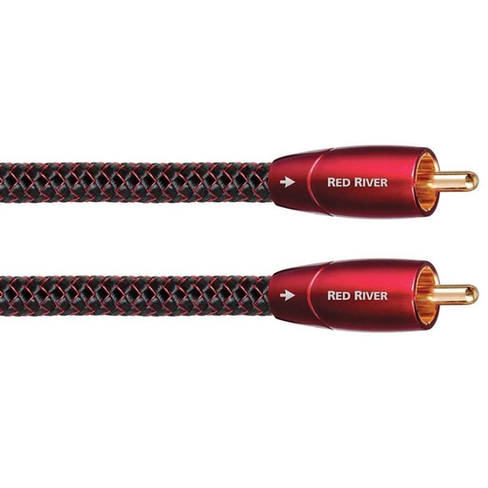 Межблочный аудио кабель AudioQuest Red River RCA-RCA, 0.5 метров