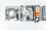 Плита газовая NaMilux NA-199 AS/2W/P3915AS (хромированный корпус с переходником)