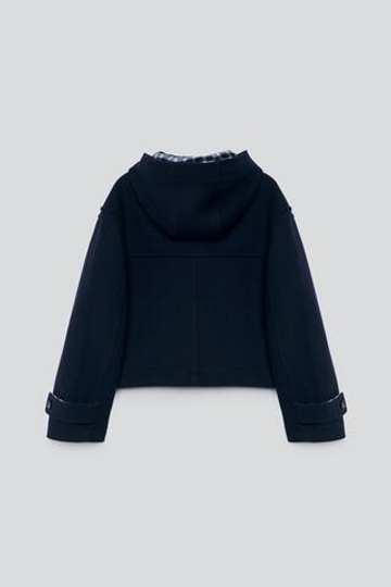 ZARA X BAISI GUADAGNINO УКОРОЧЕННОЕ ПАЛЬТО, СИНИЙ