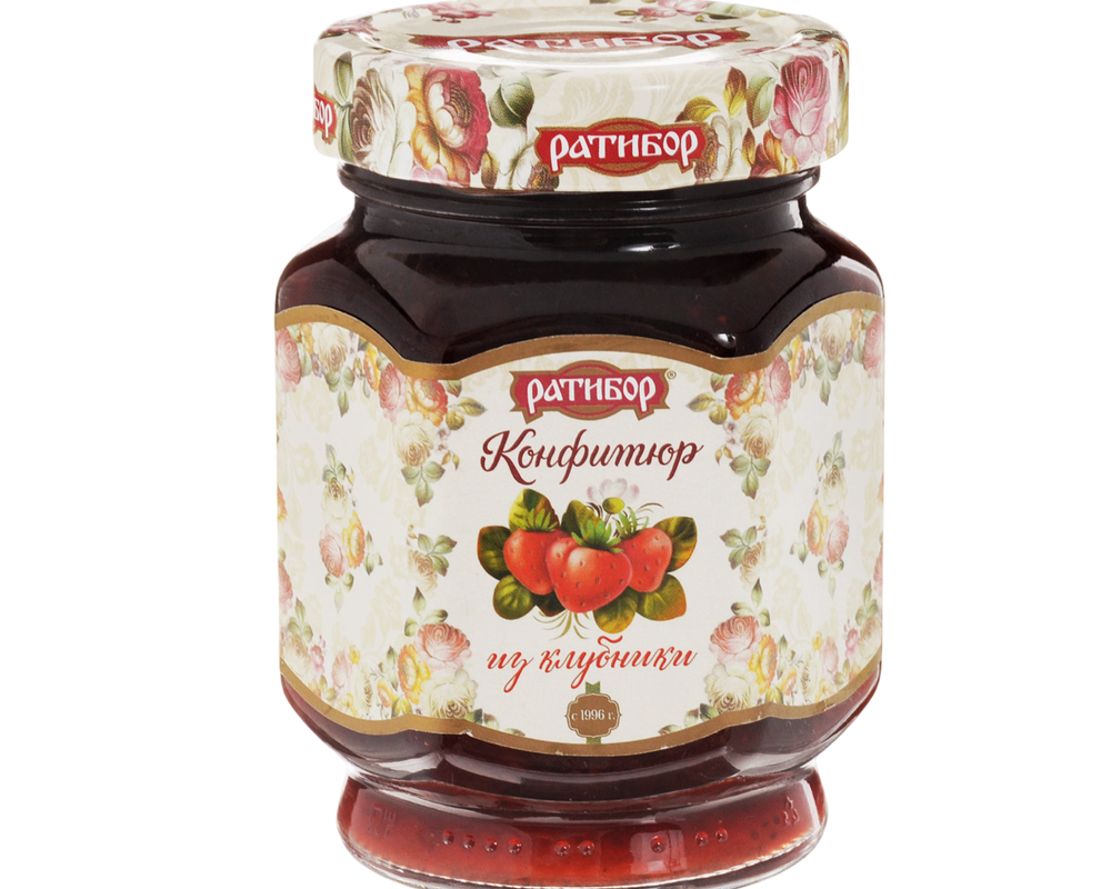 Варенье Ратибор Конфитюр из Клубника 350гр