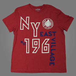 Футболка NY East Village on 196 ( Восточный район в Нью-Йорке )