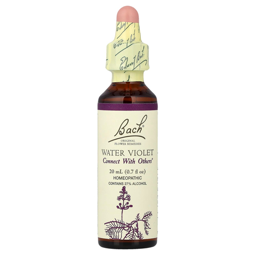 Bach, Original Flower Remedies, фиолетовая вода, 20 мл (0,7 жидк. унц.)
