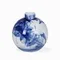 Ваза Globe S высота 26 см, белый, синий