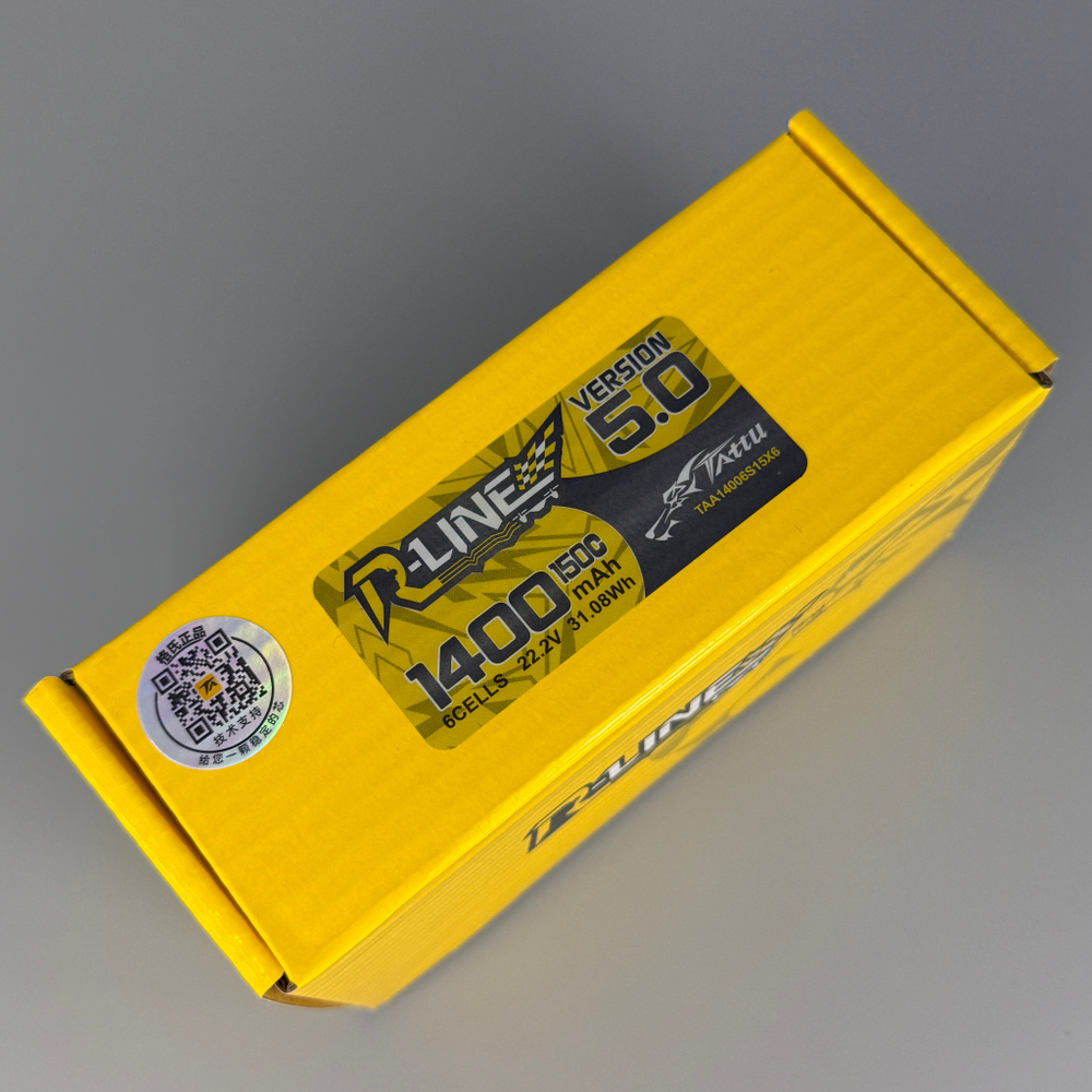 Аккумулятор Tattu R-Line V5.0 1400 mah 6S 150C XT60