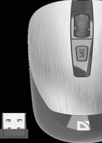 Мышь беспроводная Defender Wave MM-995 золото,4D,800-1600dpi,бесшумн