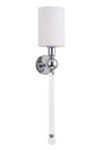 Настенный светильник Crystal Lux MIRABELLA AP1 CHROME/WHITE