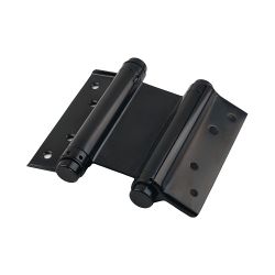 Петля пружинная двусторонняя (барная) FUARO DSH5 (125х86х1,5) INOX 201 BL черный /65287/ (1шт)