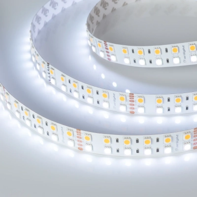Лента RT-B144-19mm 24V RGBW-Warm (32 W/m, IP20, 5m) (Arlight, Открытый)