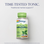 Solaray, True Herbs, сарсапариль, 450 мг, 100 вегетарианских капсул