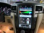 Магнитола для Lexus LX570 2007-2015 - Kuberg ZF-1819-GE вертикальный экран в стиле "Тесла" на Android 13, Быстрая, CarPlay, 4G SIM-слот