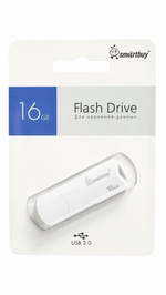 USB флеш накопитель Smartbuy 16GB Clue White (SB16GBCLU-W)