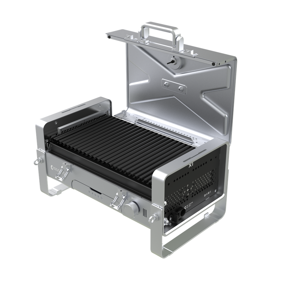 Газовый гриль портативный Karbo Grill X1 Natural Grey + сумка
