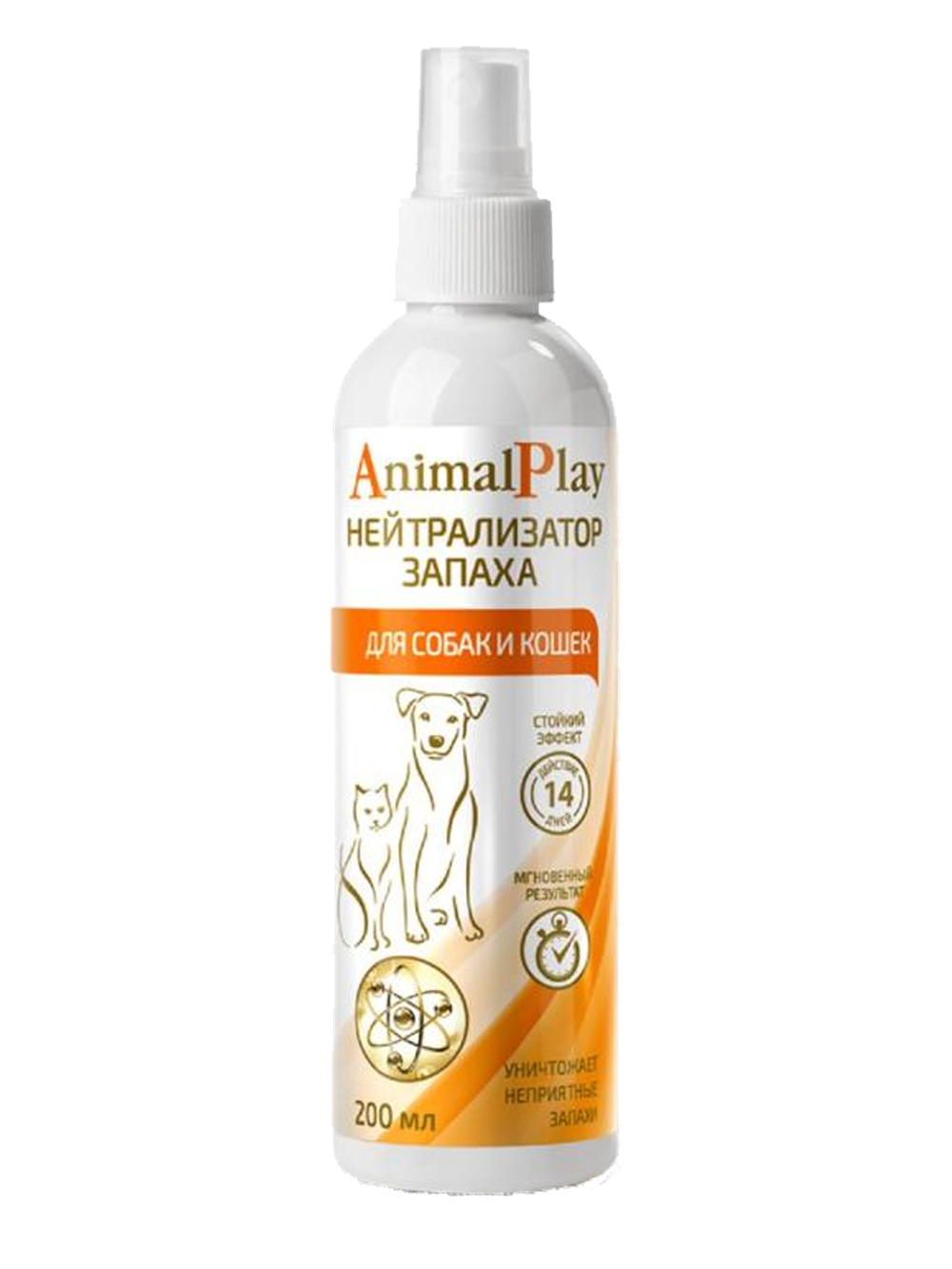 Animal Play Спрей Нейтрализатор запаха для собак и кошек 200мл.