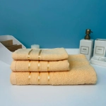 Полотенце махровое 70*120см «Comfort» цвет крем-брюле 06-021, плотность 300гр/м2 TJ, с петелькой-подвесом