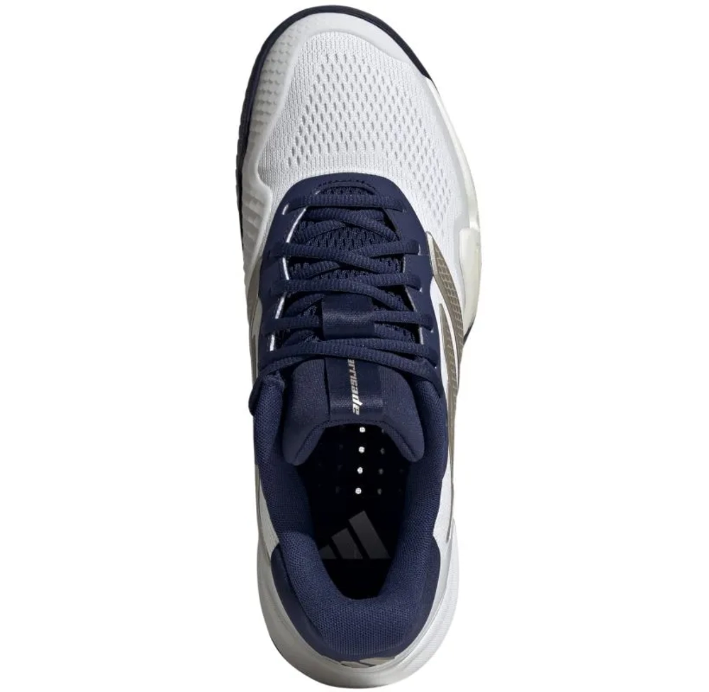 Теннисные кроссовки Adidas Barricade 14 M - cloud white/cyber metallic/dark blue