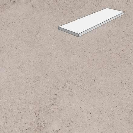 Угловая ступень лофт Lifebrick Concrete Light 295x330x40x20