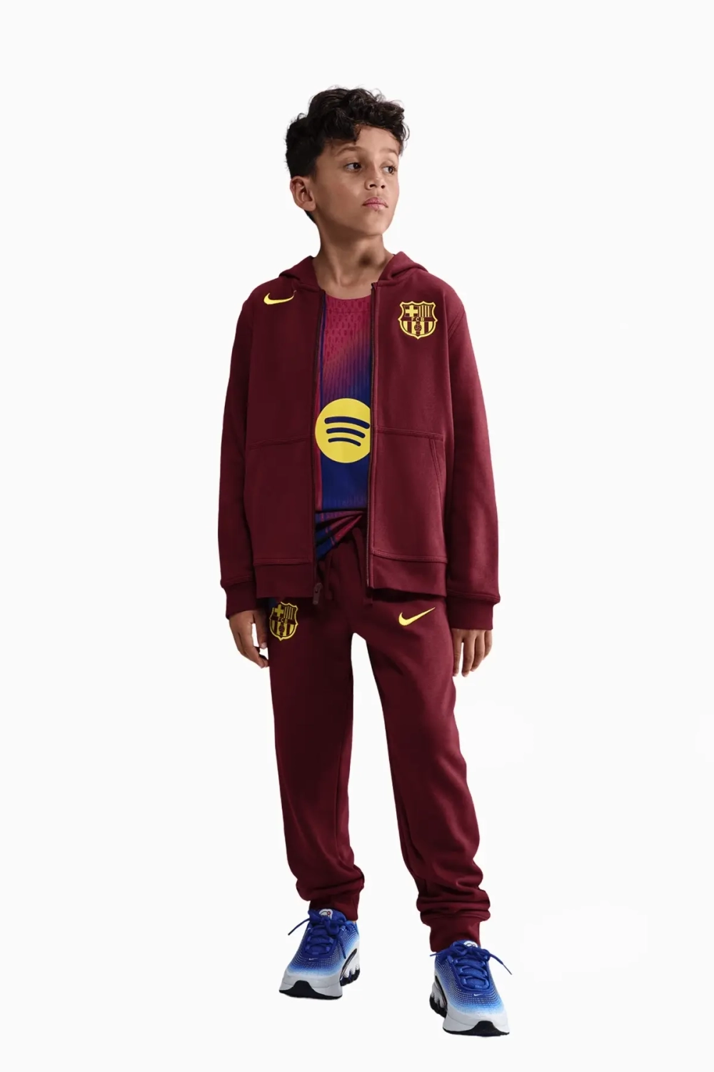 Кофта Nike FC Barcelona 25/26 Club Junior - темно-синий
