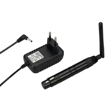 Беспроводной приёмник (усилитель) сигнала SMART-DMX-Receiver Black 5V XLR3 Male 2.4G IP20 028417 чёрный Arlight