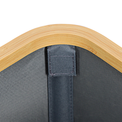 Корзина для белья 40x33x20см Smart Solutions Neat Low серая