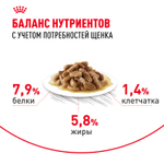 Royal Canin Mini Puppy Мини Паппи Корм влажный для щенков мелких пород в возрасте до 10 месяцев соус 85г