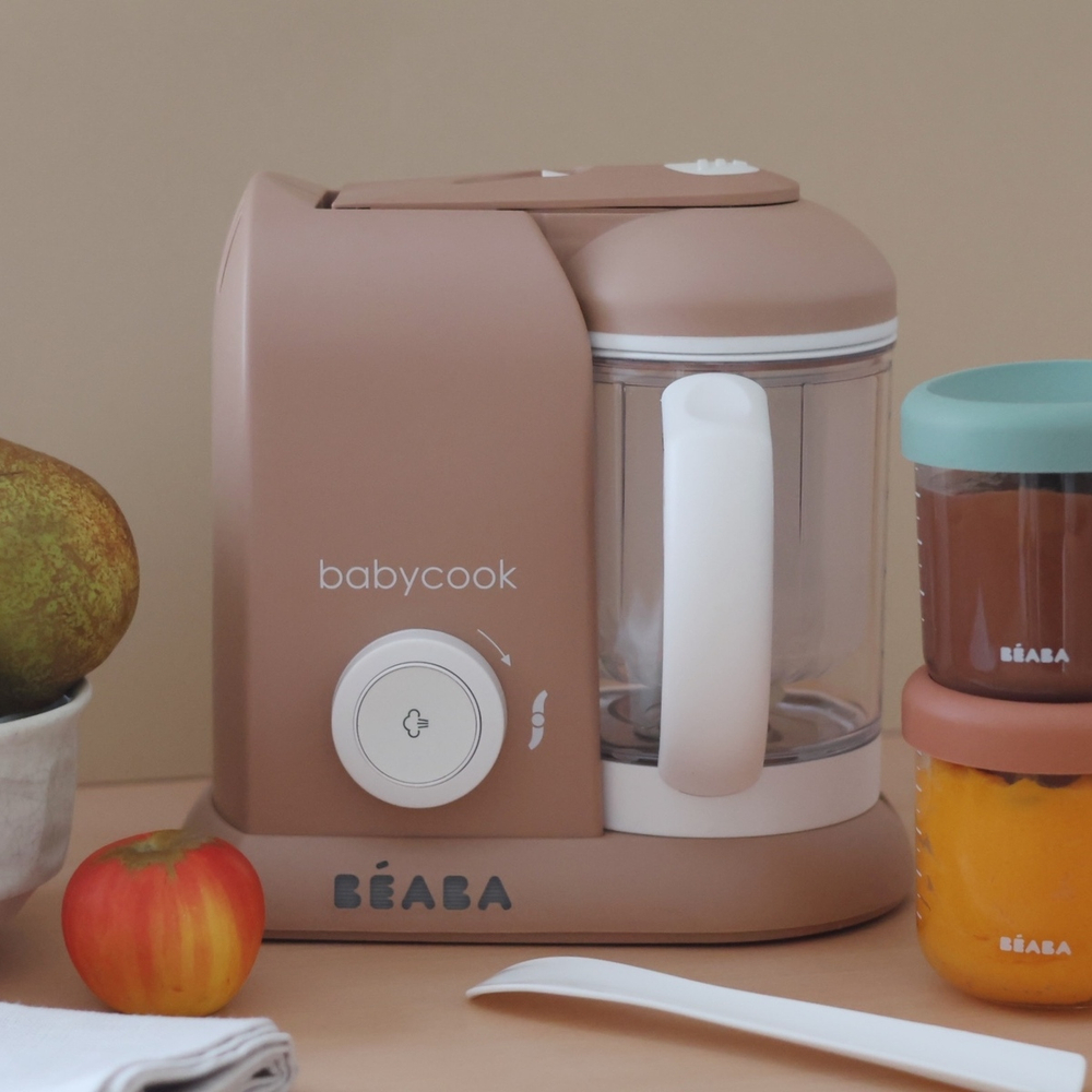Кухонный комбайн для детского питания 5 в 1 BEABA Babycook СОЛО темно-бежевый