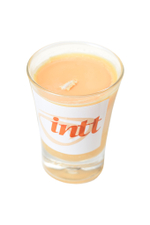 Массажная свеча для поцелуев INTT с ароматом персика 40 г