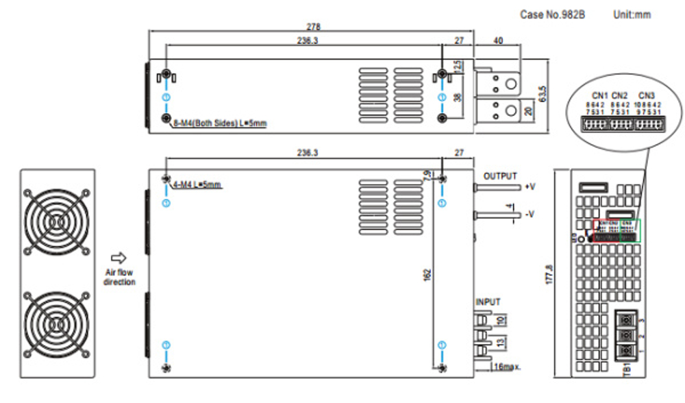 Преобразователь AC-DC сетевой Mean Well RSP-3000-48