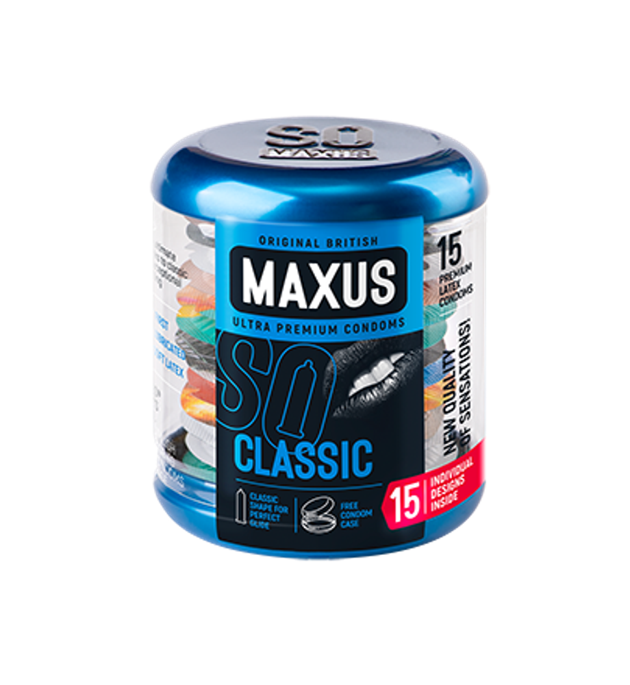 Презервативы классические MAXUS Classic №15 ж/к