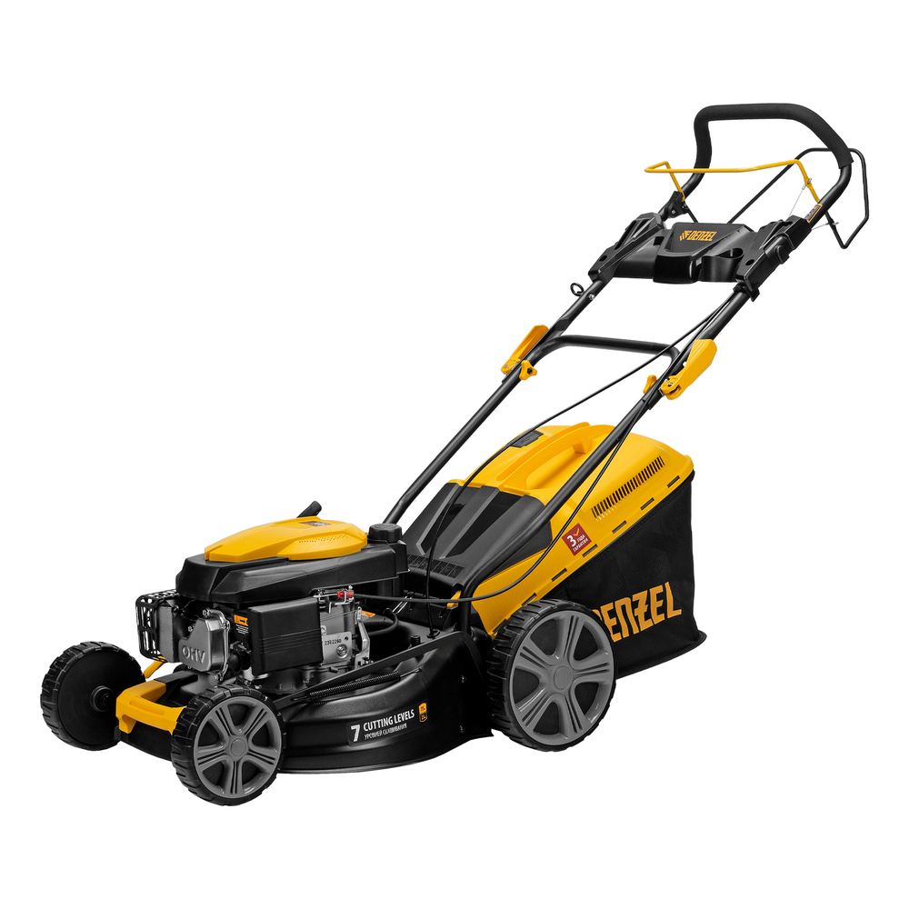 Газонокосилка Denzel GLD-460SP 4.5л.с. 46см 25-75мм 50л 7 ур.
