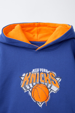 ZARA ХУДИ С ПРИНТОМ NBA — NEW YORK KNICKS, СИНИЙ