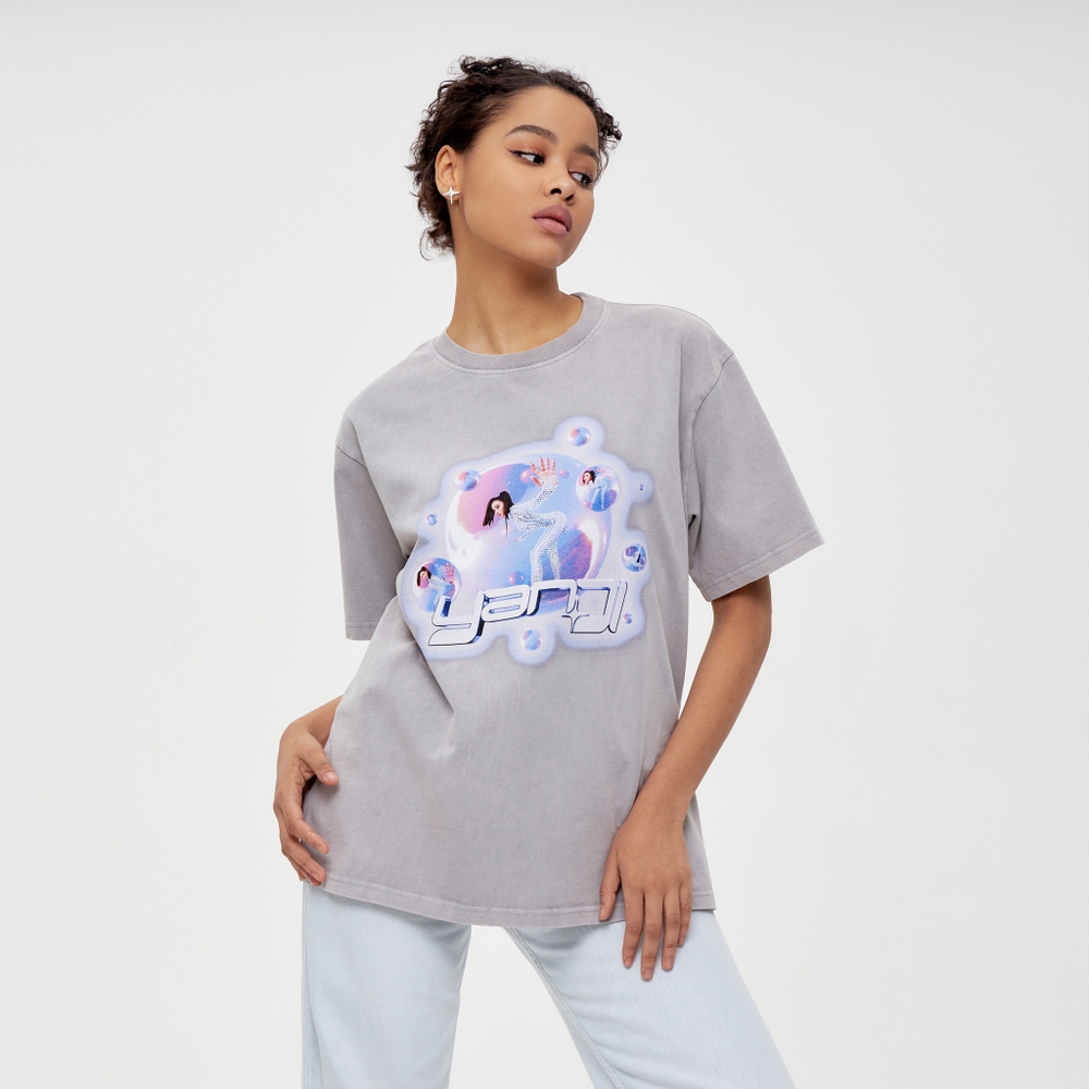 GREY BUBBLE TEE