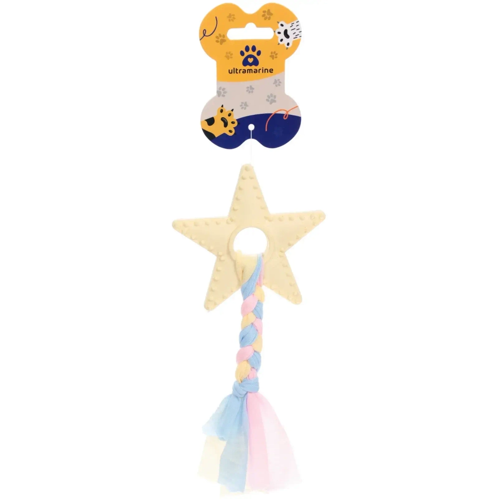 Игрушка для собаки «Baby-Star» 18*7см цвет желтый Ultramarine