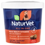 NaturVet, All-In-One, ежедневные добавки и поддержка 4 в 1, для собак, 60 жевательных таблеток, 240 г (8,4 унции)