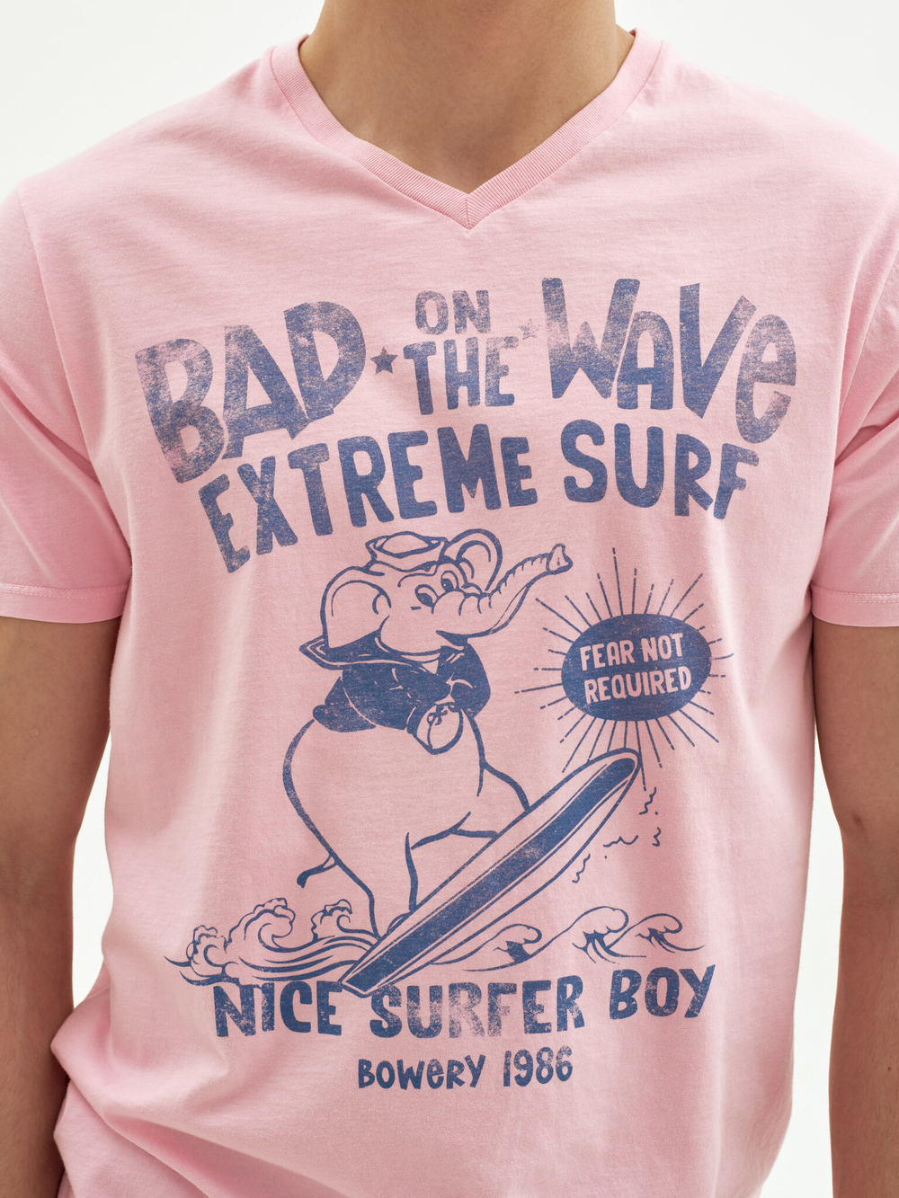 Футболка Bowery NYC "Extreme Surf" Orchid Pink
