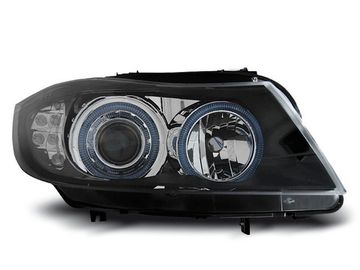 Передние фары Bmw 3 E90/E91 angel eyes led indicator black