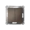 Выключатель двухклавишный Systeme Electric AtlasDesign Мокко, самозажимные клеммы ATN000651S
