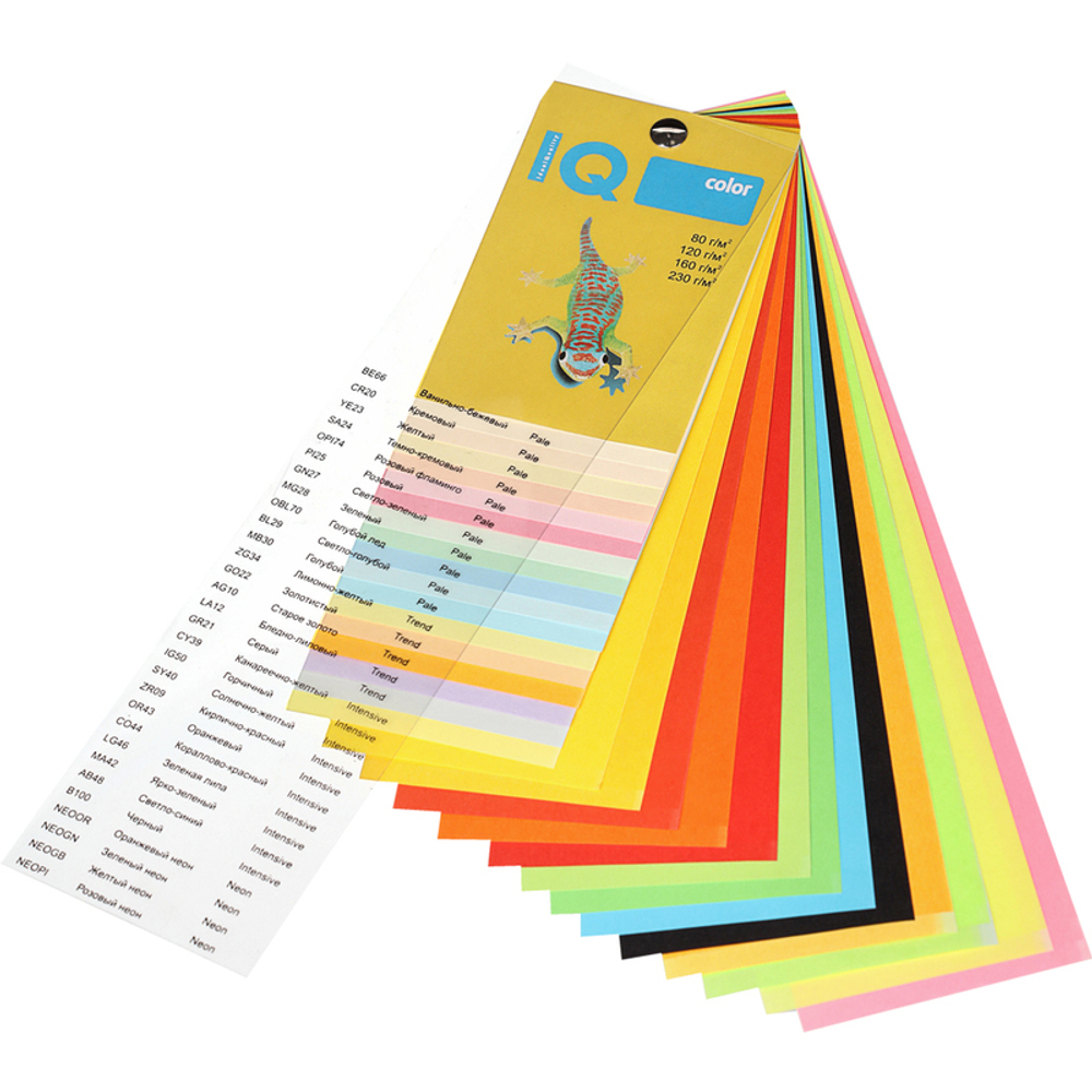 Бумага цветная для офисной техники IQ Color солнечно-желтая SY40 (А4, 80 г/кв.м, 500 листов)