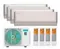 Мульти сплит-система Hisense 4 x AMS-09UW4RYCHD00(C,S) / AMW4-27U4RJC