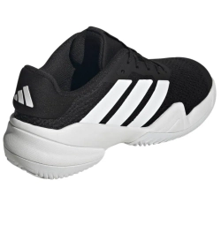 Детские Кроссовки теннисные  Adidas Barricade K - core black/cloud white/core black